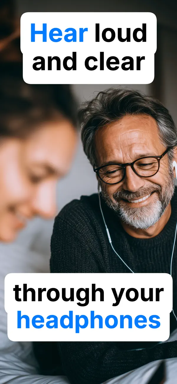 Myohren: Amplify Hearing Aid Discreet by Design feature screenshot